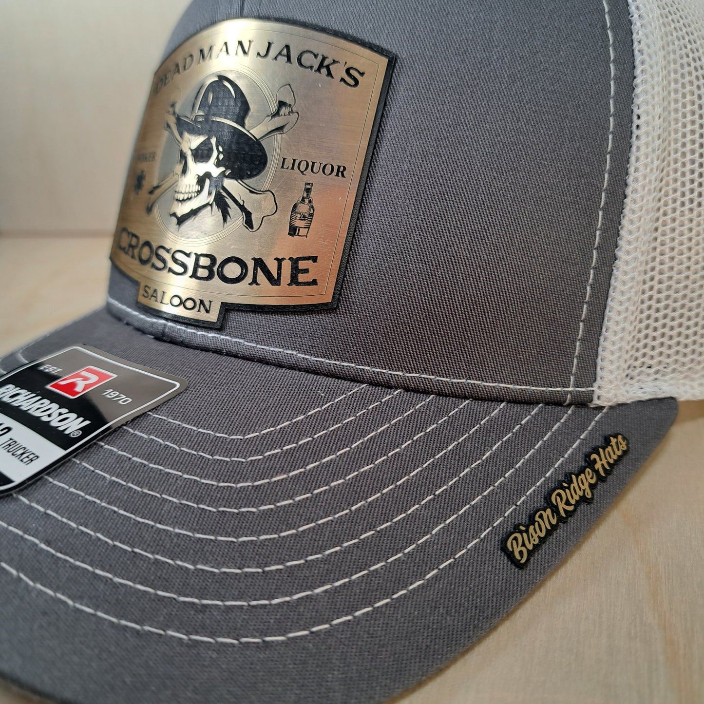 Gold crossbone saloon